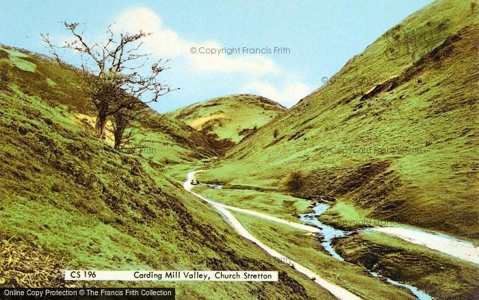 Photo of Church Stretton, Carding Mill Valley c.1965