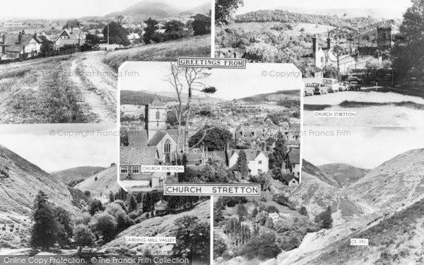 Photo of Church Stretton, Composite c.1960