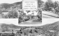 Greetings From The Longmynd Hotel c.1955, Church Stretton