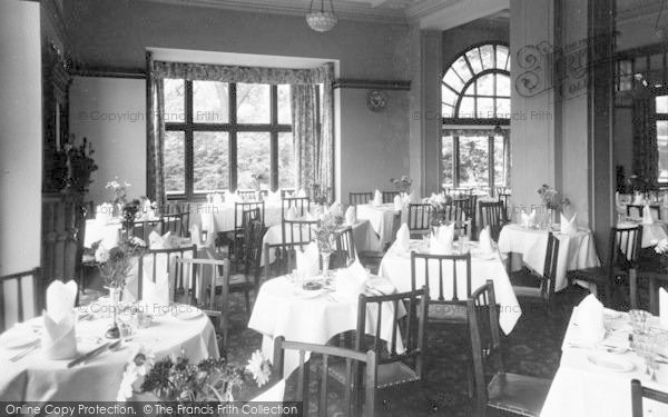 Photo of Church Stretton, Longmynd Hotel Dining Room c.1955