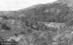 Panoramic View From Roof Of Longmynd Hotel c.1950, Church Stretton