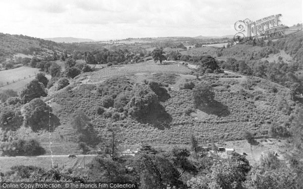 Photo of Church Stretton, Panoramic View From Roof Of Longmynd Hotel c.1950