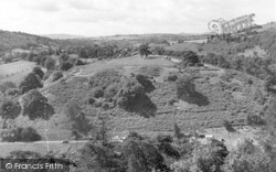 Panoramic View From Roof Of Longmynd Hotel c.1950, Church Stretton