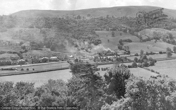 Photo of Church Stretton, Panoramic View From Roof Of Longmynd Hotel c.1950