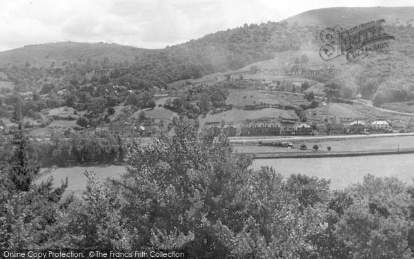 Photo of Church Stretton, Panoramic View From Roof Of Longmynd Hotel c.1950