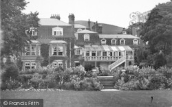 The Hotel Gardens c.1935, Church Stretton