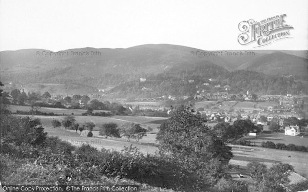 Photo of Church Stretton, View From Hazler Hill c.1935