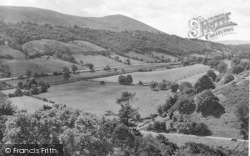 View From The Roof Of The Longmynd Hotel c.1950, Church Stretton