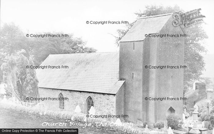 Photo of Church Village, The Church c.1950