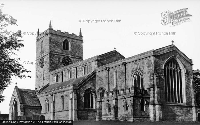 Photo of Church Warsop, Church c.1955
