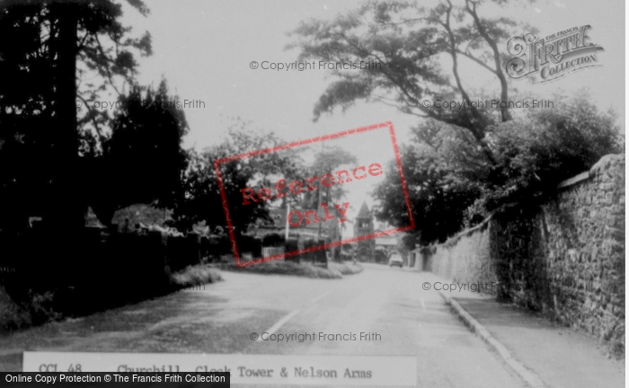 Photo of Churchill, The Clock Tower And Nelson Arms c.1960