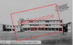The Secondary Modern School c.1955, Churchill