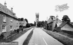 Churchill, the Village and All Saints Church c1960