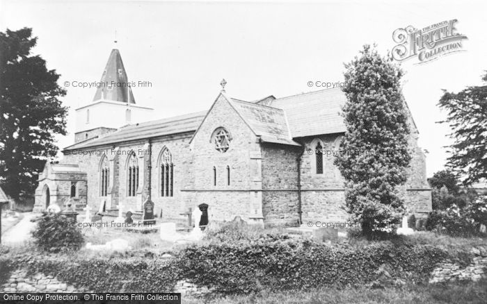 Photo of Churchstoke, St Nicholas Church c.1960