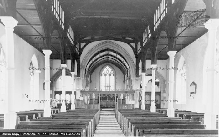Photo of Churchstoke, The Church Interior c.1960