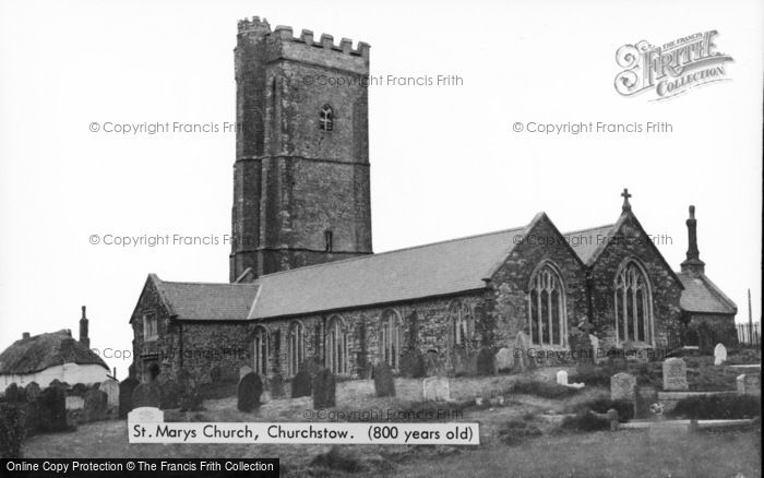 Photo of Churchstow, St Mary's Church c.1960