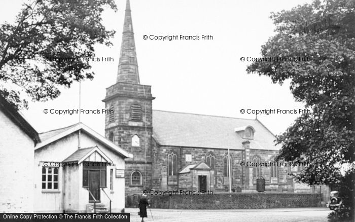 Photo of Churchtown, St Cuthbert's Church c.1950