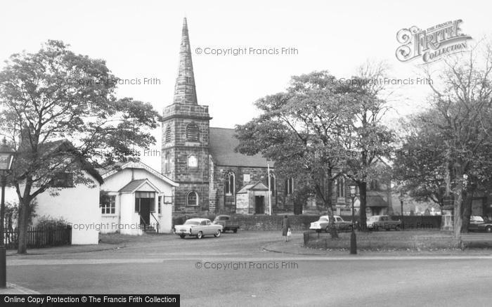 Photo of Churchtown, St Cuthbert's Church c.1955