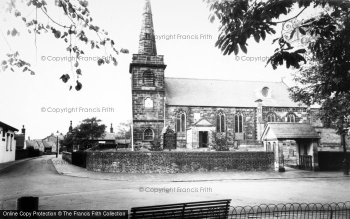 Photo of Churchtown, St Cuthbert's Church c.1960