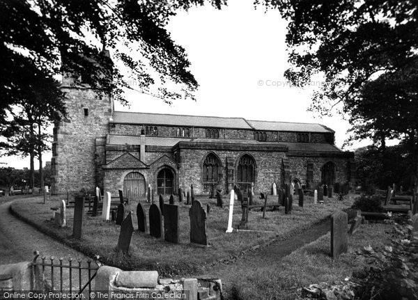 Photo of Churchtown, St Helen's Church c.1955