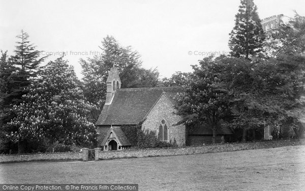Photo of Churt, St John's Church 1921