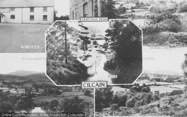 Photo of Cilcain, Composite c.1955