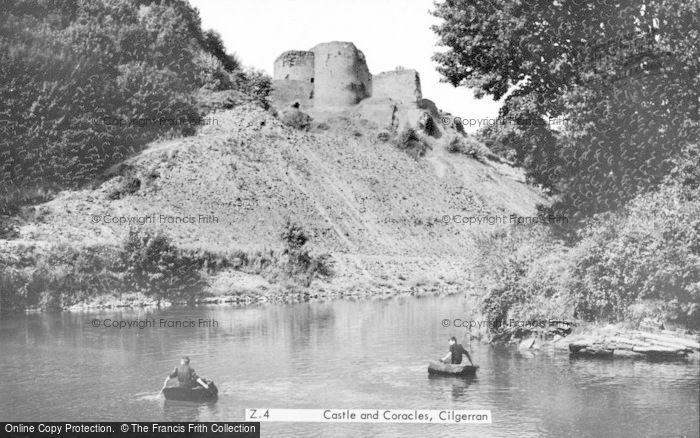 Photo of Cilgerran, Castle And Coracles c.1960