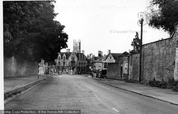 Photo of Cirencester, Approach From Tetbury Road c.1955