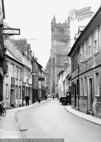 Photo of Cirencester, Black Jack Street c.1955