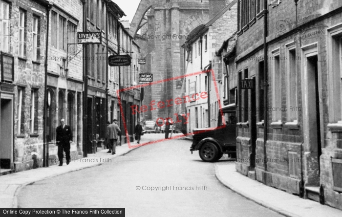 Photo of Cirencester, Black Jack Street c.1955