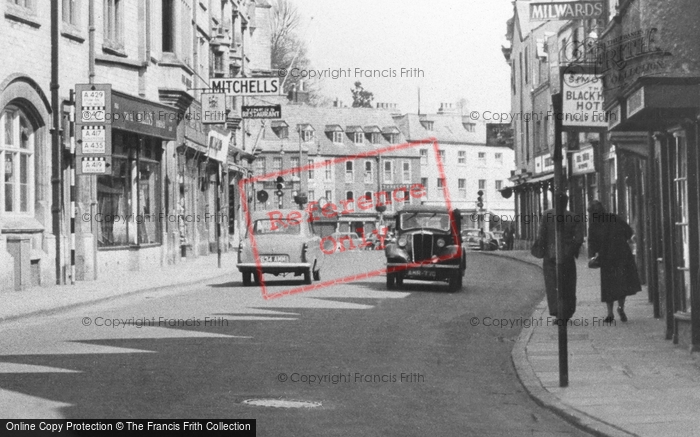 Photo of Cirencester, Castle Street c.1955