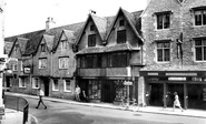 Castle Street From Silver Street c.1965, Cirencester