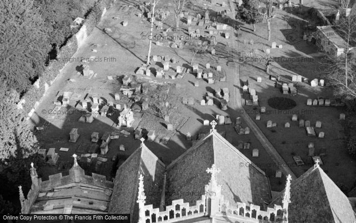 Photo of Cirencester, Churchyard From St John's Church Tower 1962