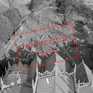 Churchyard From St John's Church Tower 1962, Cirencester