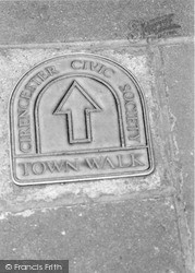 Civic Society Brass Way Marker 2004, Cirencester