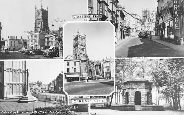 Photo of Cirencester, Composite c.1955