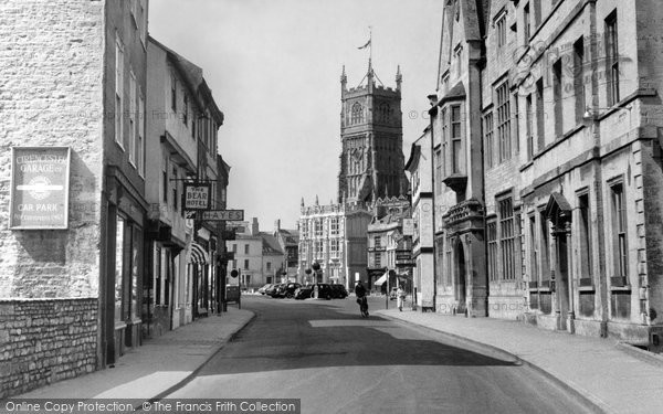 Photo of Cirencester, Dyer Street c.1955