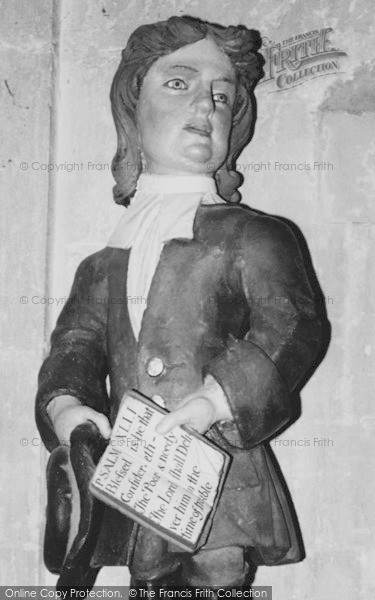 Photo of Cirencester, Figure Of Bluecoat Boy, St John's Church c.1965