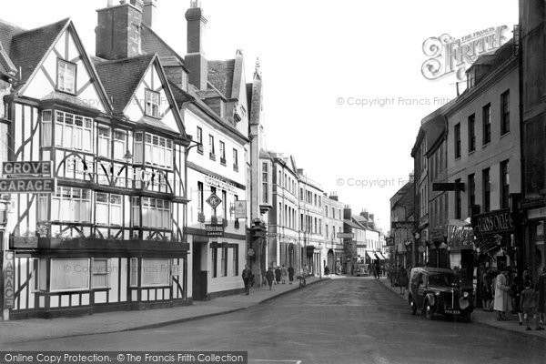 Photo of Cirencester, Fleece Hotel And Dyer Street c.1950