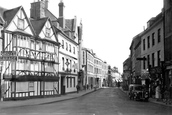 Fleece Hotel And Dyer Street c.1950, Cirencester