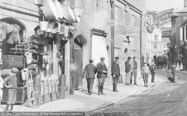 Photo of Cirencester, Ironmongers In Cricklade Street 1903
