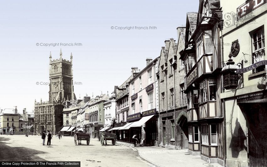 Cirencester, Market Place 1898