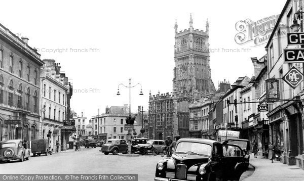 Photo of Cirencester, Market Place 1952