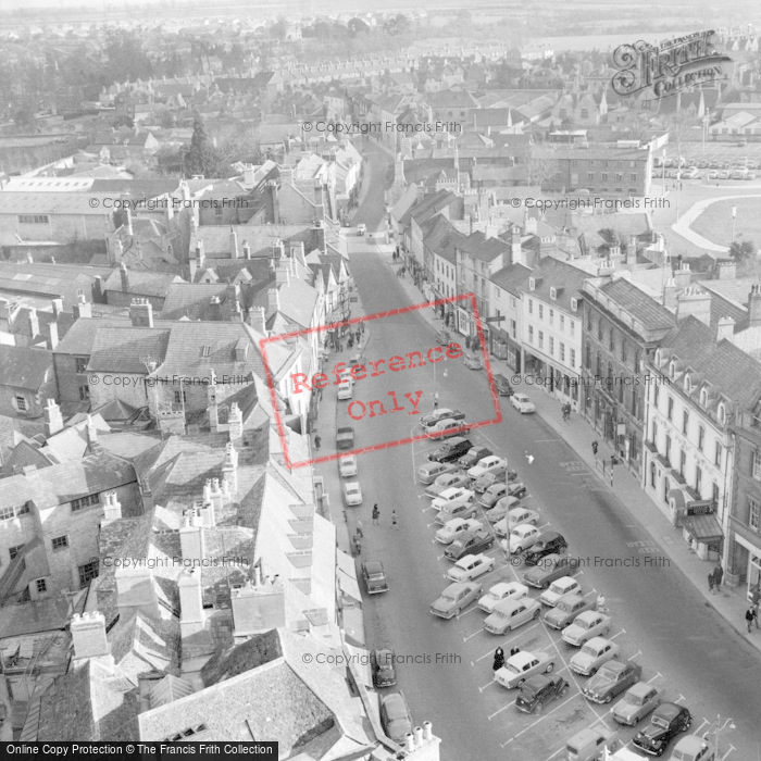 Photo of Cirencester, Market Place From St John's Church Tower 1962