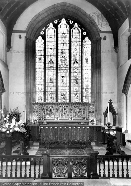 Photo of Cirencester, Parish Church, Altar And East Window c.1960