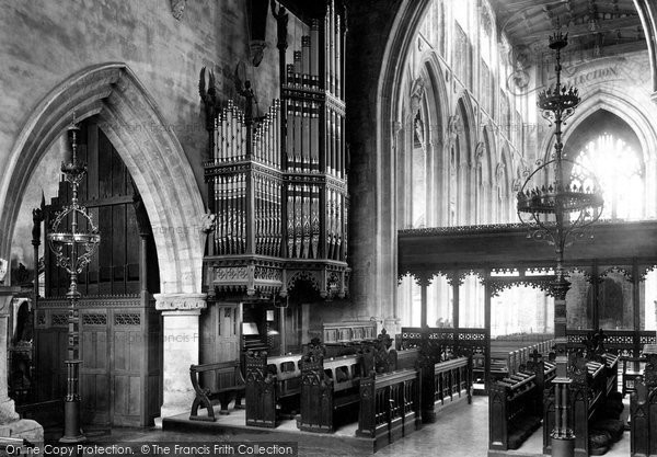 Photo of Cirencester, Parish Church, Choir 1898