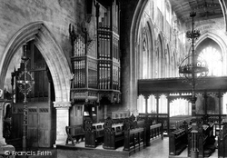 Parish Church, Choir 1898, Cirencester