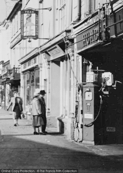 Photo of Cirencester, Petrol Pump, Market Place c.1955