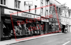 R Scott & Co, Tailors, Castle Street c.1965, Cirencester