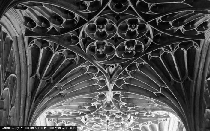 Photo of Cirencester, St John's Church, Ceiling 1962